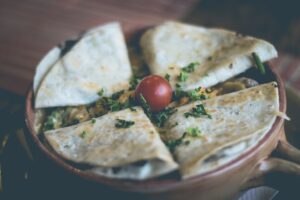 vegetable quesadillas