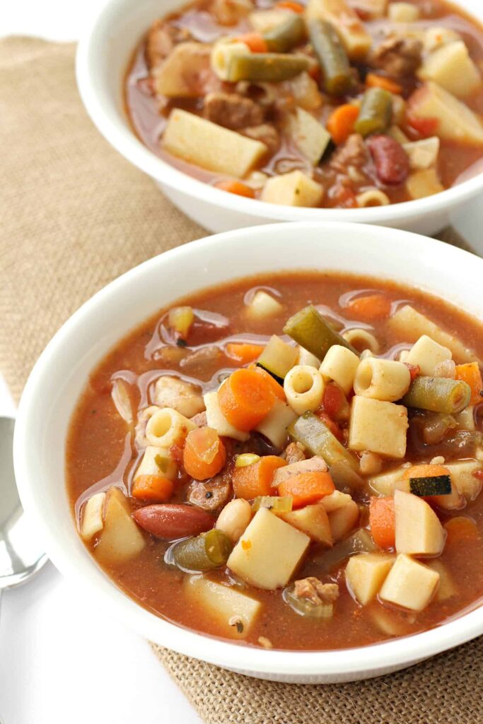 Beef Minestrone Soup