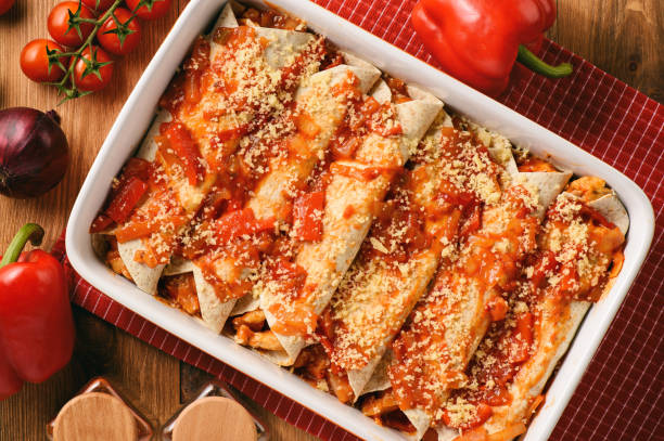 Rotisserie Chicken Enchiladas